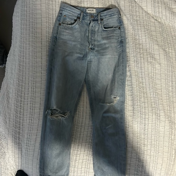 Agolde Denim - AGOLDE high rise ankle jeans